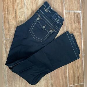 Twill 22 black jeans
